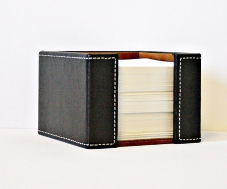 Imitert Skinn Memoblokk