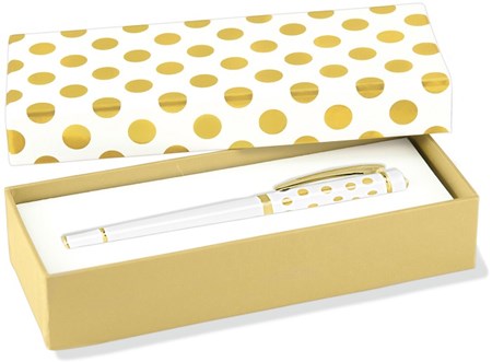 "Gold Dots" Fine Designer Pen