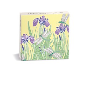 "Dragonflies & Iris" Mini Notecard Wallet 8/8