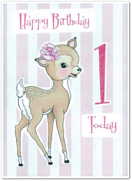 "Happy Birthday - 1 Today", Betty & Bertie