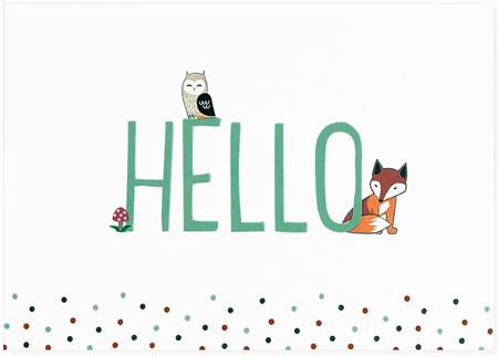"Hello" Note Cards (14/15)