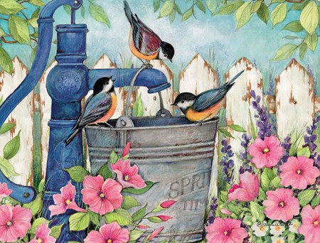 "Garden Fountain" Boxed Note Cards 13/13