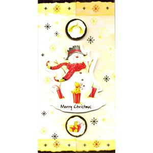 "Santa & Snowman", 8 Luxury Handcrafted Chri