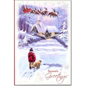 "Village Winter Scene", 10 Luxury Christmas