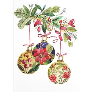 "Botanical Ornaments" Small Boxed Christmas Cards 20/21