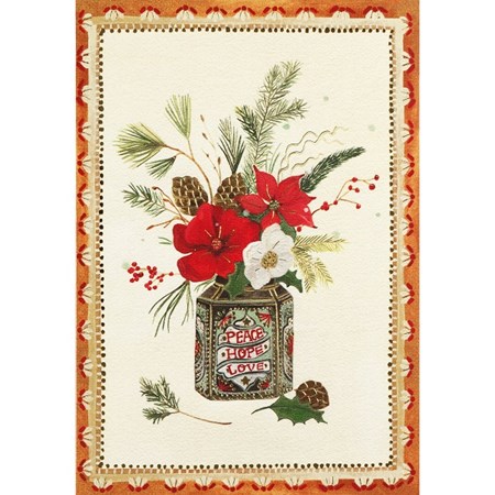 "Peace, Hope, Love" Small Boxed Christmas Cards 20/21