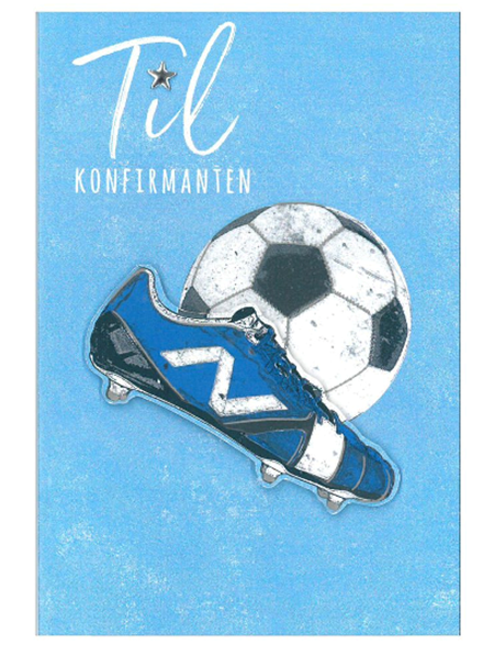 Til Konfirmanten, m/pengelomme, håndlaget 3-D kort