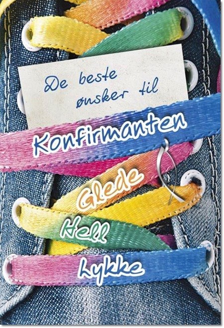 Til Konfirmanten, Converse sko med fargete lisser