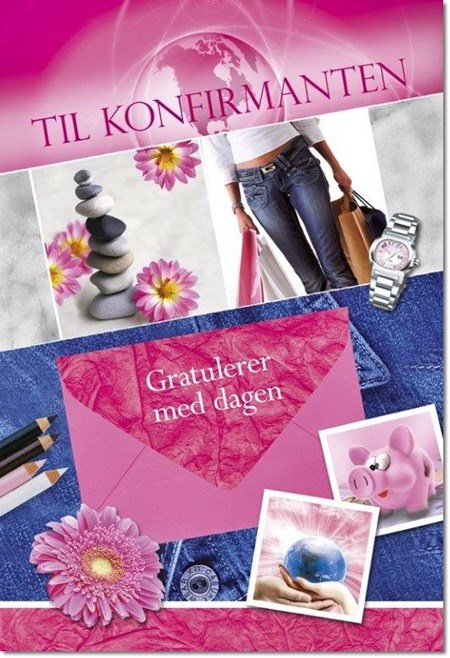Til Konfirmanten, jente, med pengelomme