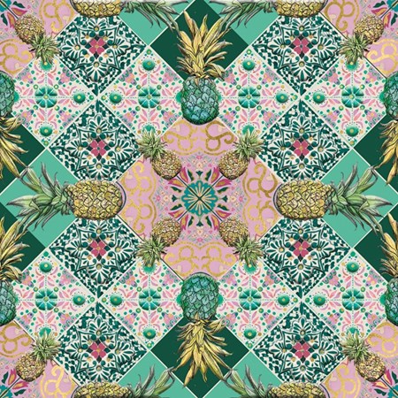 M. Williamson "Pineapple Tile" dbl. kvadratisk kort