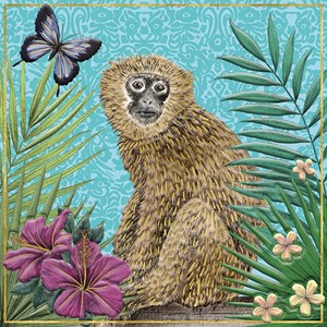 Matthew Williamson "Monkey" dbl. kvadratisk kort
