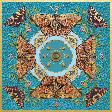 Matthew Williamson "Leopard Moths" dbl. kvadratisk kort