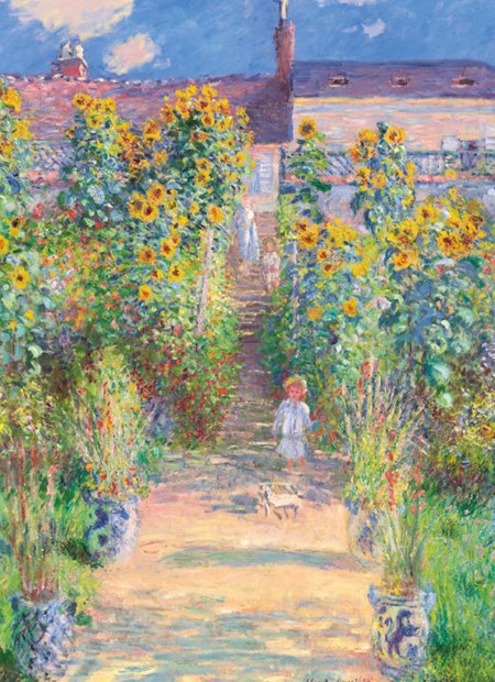 Classics "Monet - The Artist's Garden at Vetheuil" dbl kort