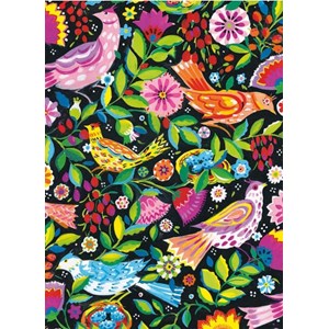 "Folk Birds - Sarah Cambell" dobbelt kort