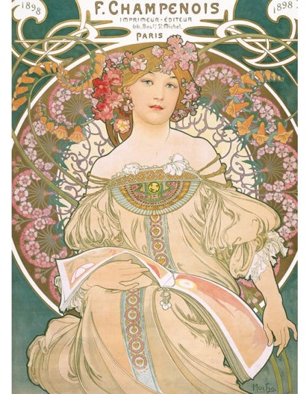 "Champenois Advertising Poster" dobbelt kort