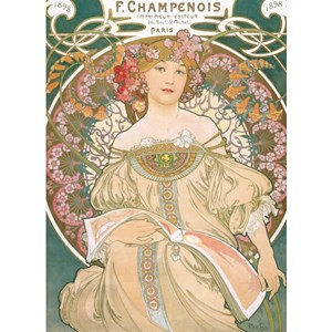 "Champenois Advertising Poster" dobbelt kort