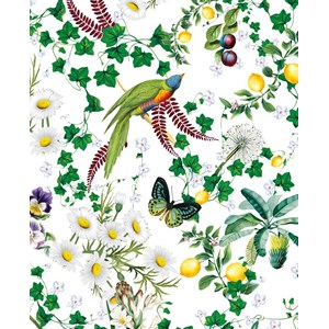 Mary Katrantzou "Green Jungle" Dobbelt kort