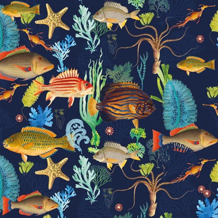 Natural History Museum "Coral Fish" Kvadratisk kort