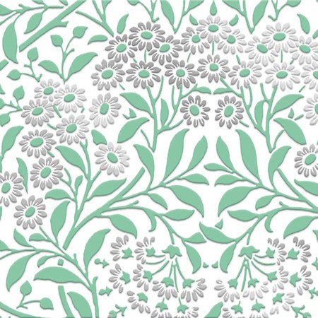 V&A Luxury Format "Asters" kvadratisk kort