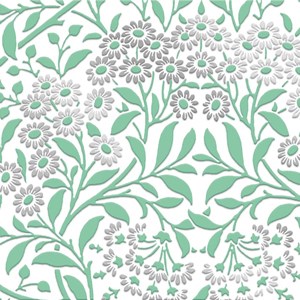 V&A Luxury Format "Asters" kvadratisk kort