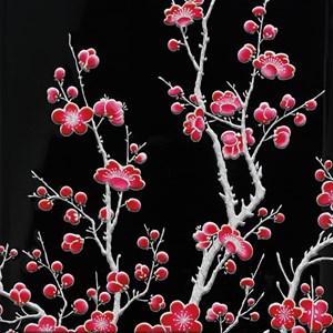 V&A Luxury Format "Plum Blossom" kvadratisk kort