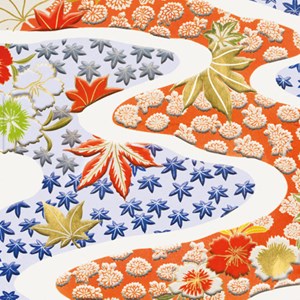 V&A Luxury Format "Floating Leaves" kvadratisk kort