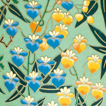 V&A Luxury Format "Heart Flowers" Kvadratisk kort