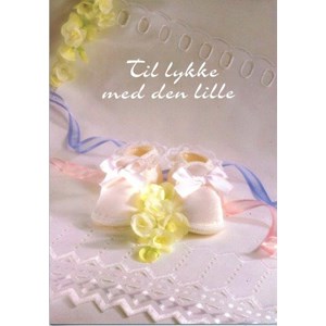 Til lykke med den lille, sko