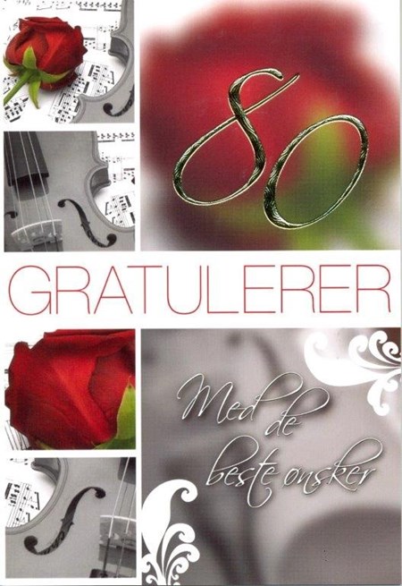 "Gratulerer med dagen, 80 år"