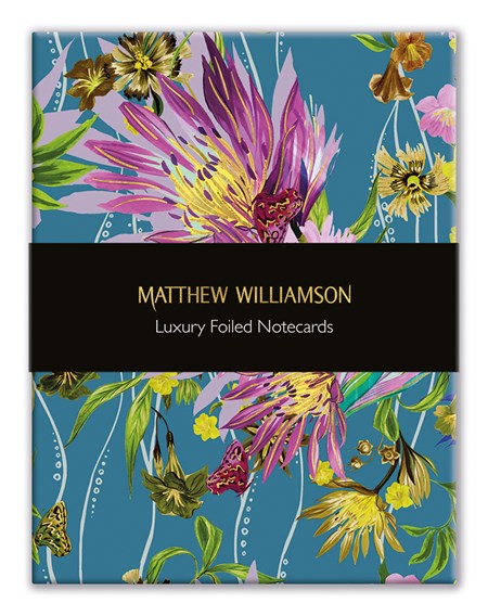 "Floral Blooms" Luxury Foiled Notecards, 2 ass (16/16)