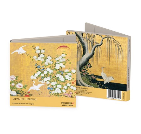 "Japanese Herons" Notecards 8/8