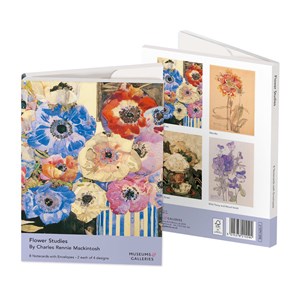 "Mackintosh - Flower Studies" Rektangulær kortpakke 8/8