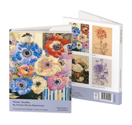 "Mackintosh - Flower Studies" Rektangulær kortpakke 8/8