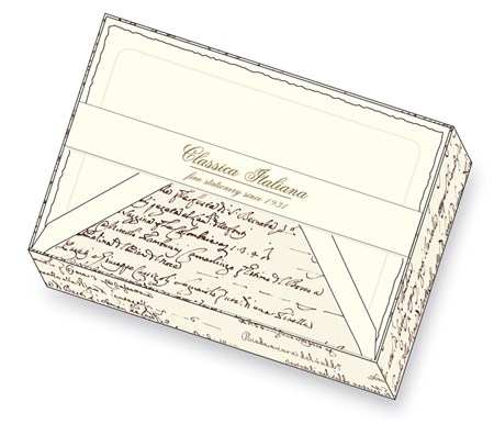 Kortpakke "Script" 10/10, 8,5 x 13 cm