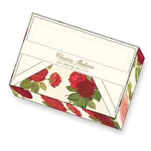 Kortpakke "Red Roses" 10/10, 8,5 x 13 cm