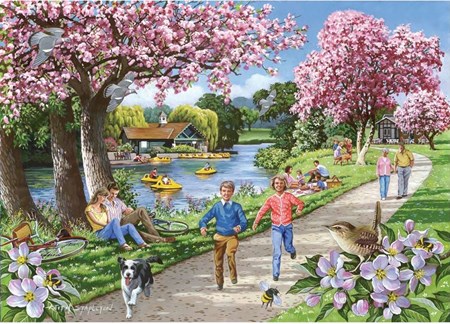 "Apple Blossom Time" Puslespill 1000 biter.