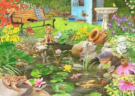 "Lily Pond" Puslespill 1000 biter.