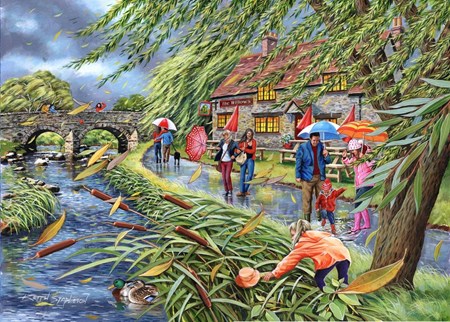 "Wind at the Willows" Puslespill 1000 biter.