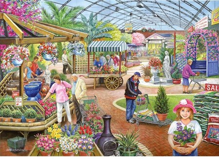"At The Garden Centre" Puslespill 500 biter.