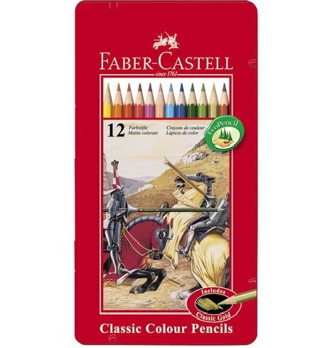 Fargeblyant FABER-CASTELL metalletui