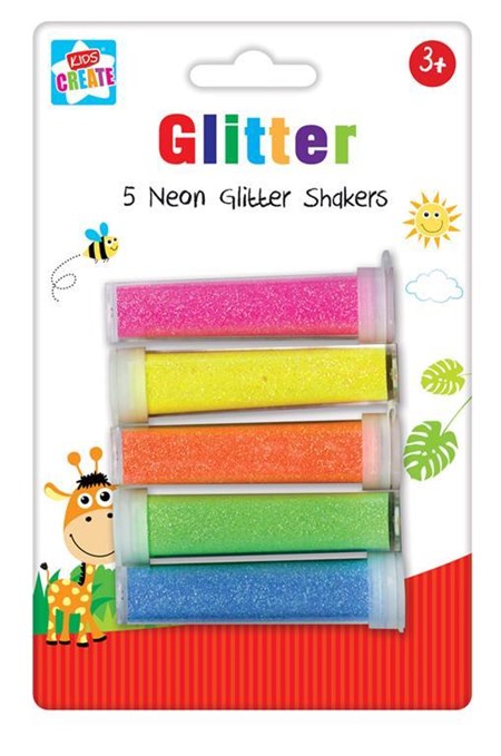 Glitter-sett "5 Neon Glitter Shakers"