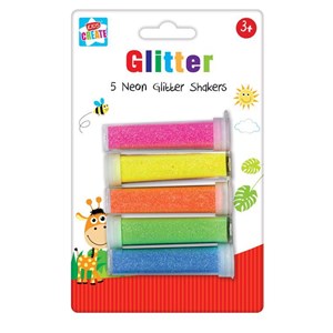 Glitter-sett "5 Neon Glitter Shakers"