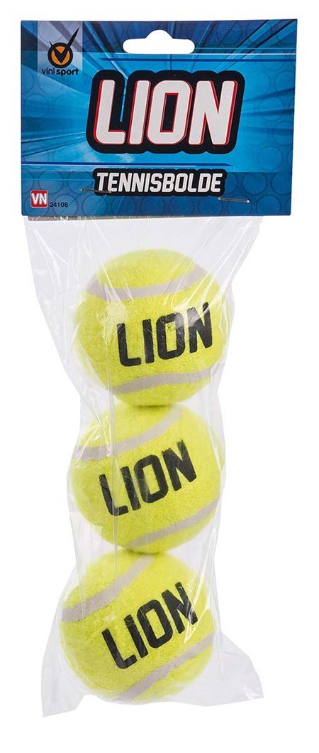 LionTennisball, pose 3 stk.