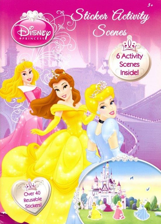 Disney Princess, Sticker Activity Scenes - Skatollet.no