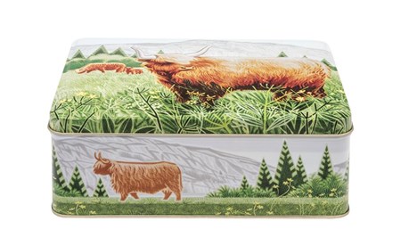 "Highland Cow" Deep Rectangular
