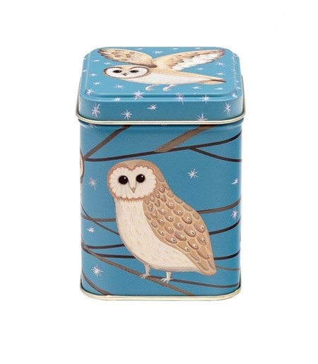 "Dog & Dome - Owl" 100gm Square Tin