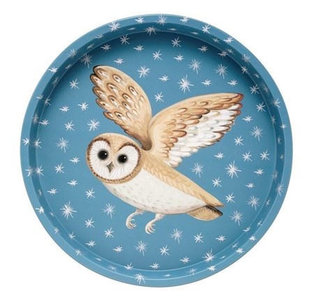 "Dog & Dome - Owl" Deep Well Tray