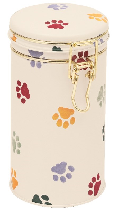 "Emma Bridgewater-Polka Paws" Slim Clip Lid Tin