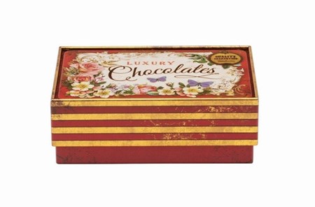 "Nostalgia - Red Small Chocolate Tin"