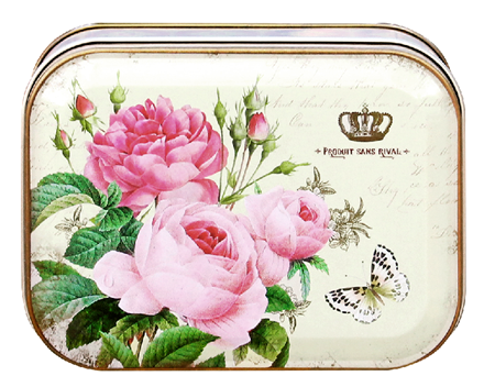 "Nostalgia - Roses" Small Deep Rectangular
